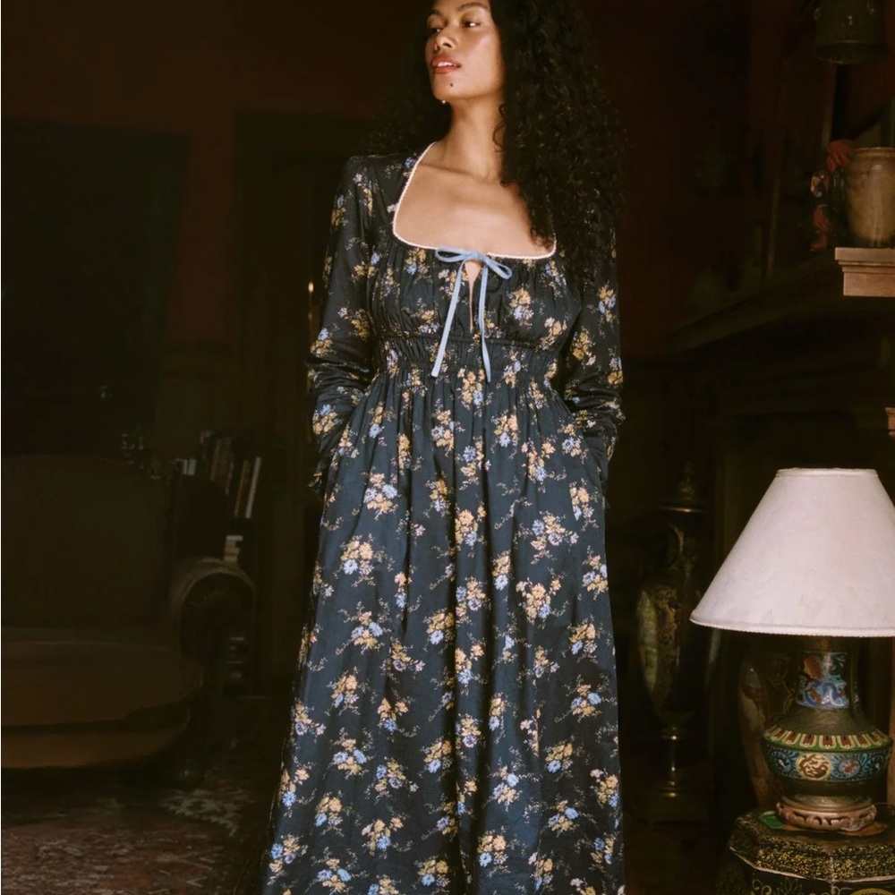 Christy Dawn Manuela Dress - Night Chrysanthemum